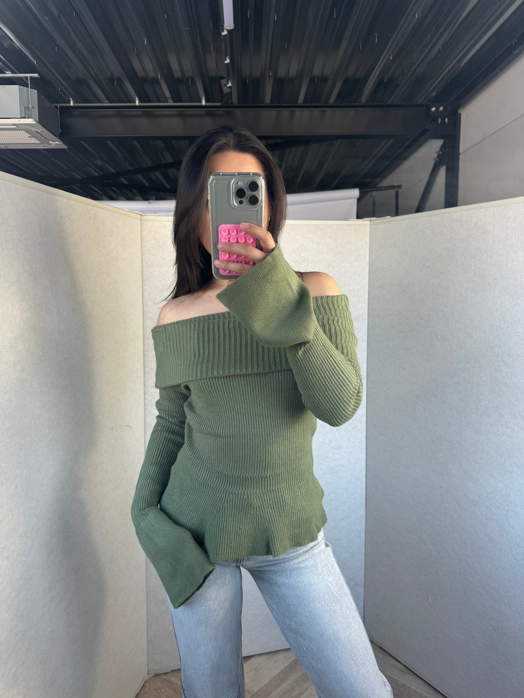 Melanie Off Shoulder Sweater