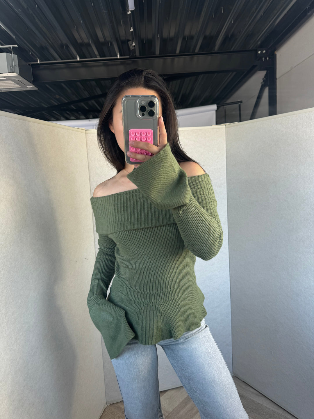 Melanie Off Shoulder Sweater