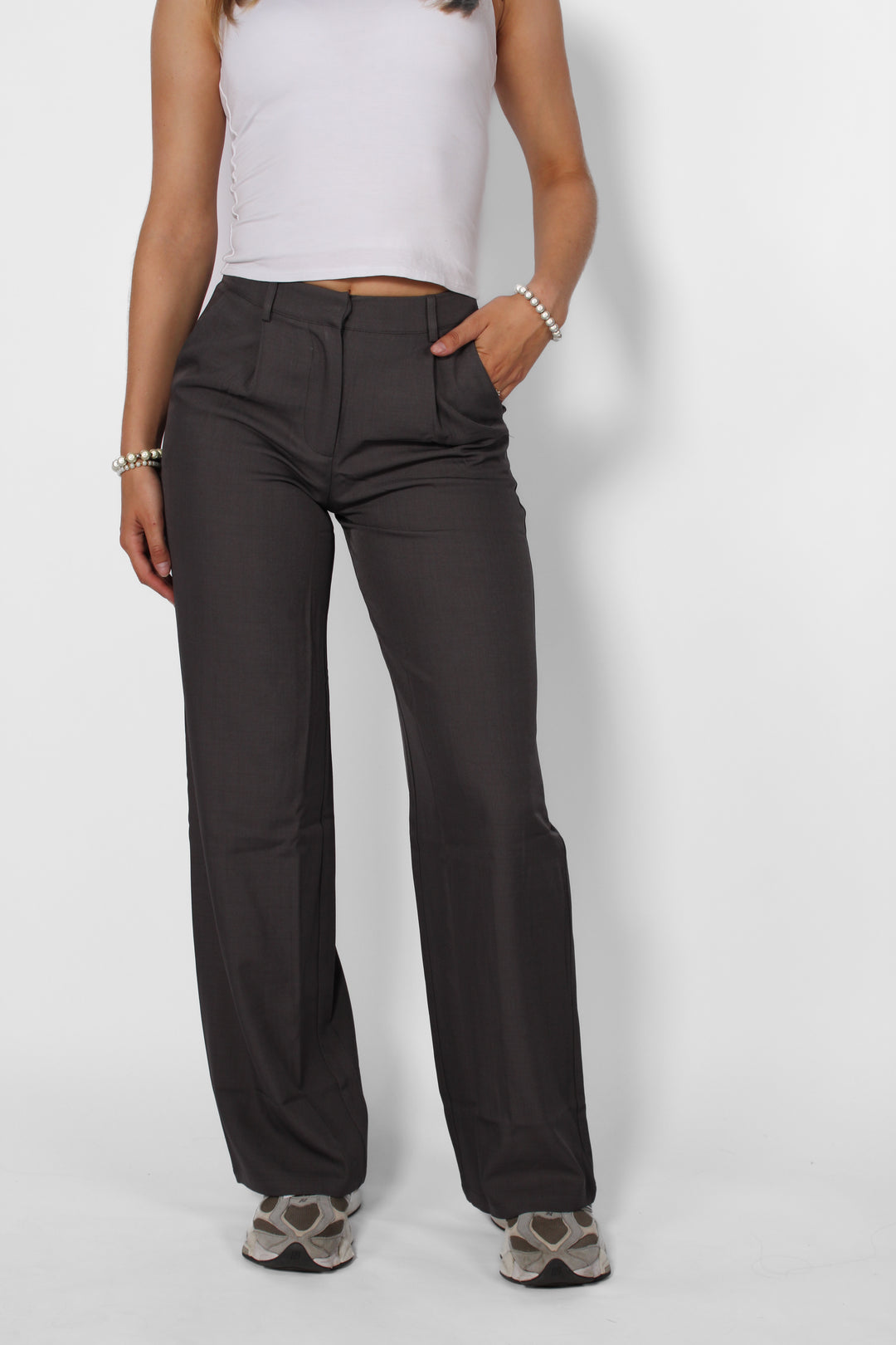 TALL Midwaist Wide Leg Pantalon