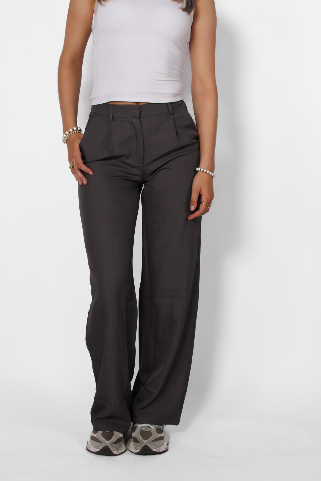 TALL Midwaist Wide Leg Pantalon