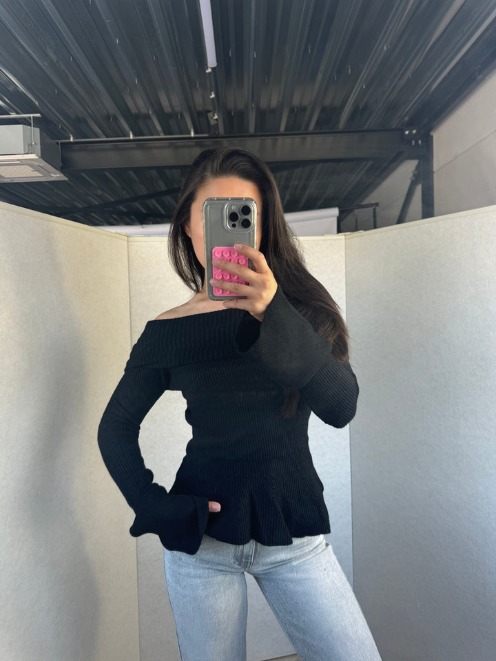 Melanie Off Shoulder Sweater