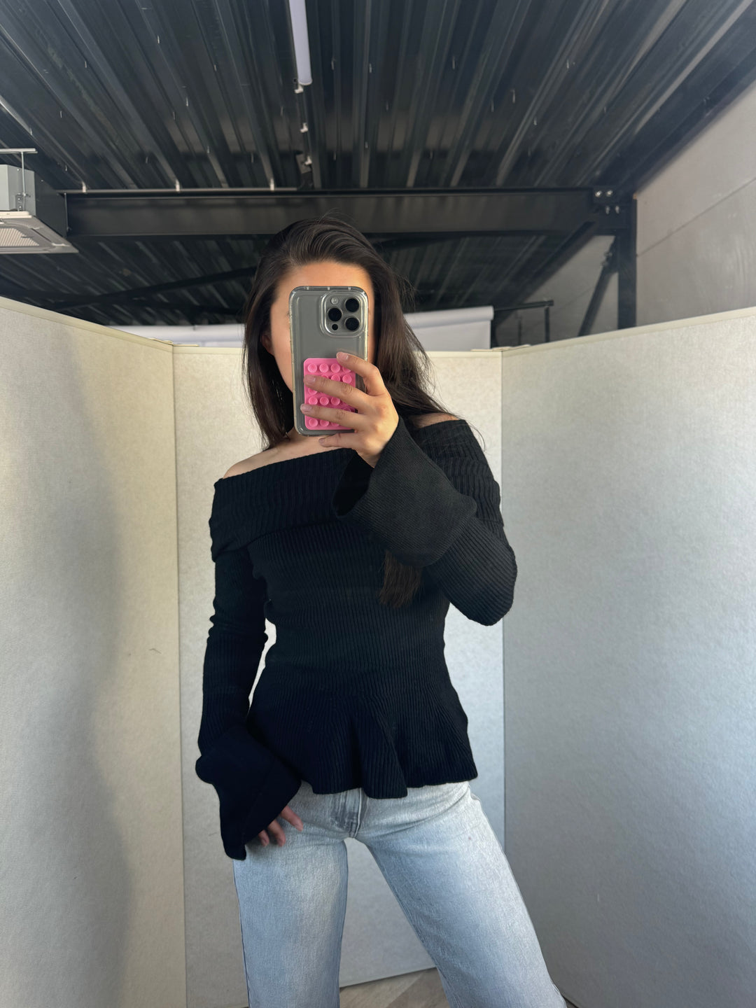 Melanie Off Shoulder Sweater