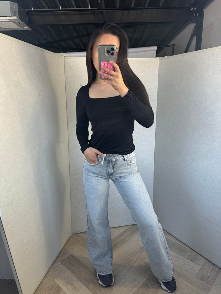 Rosa 3552 Midwaist Wide Leg Jeans