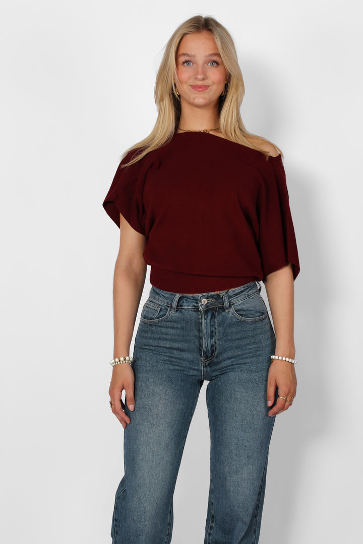 Off Shoulder Sweater