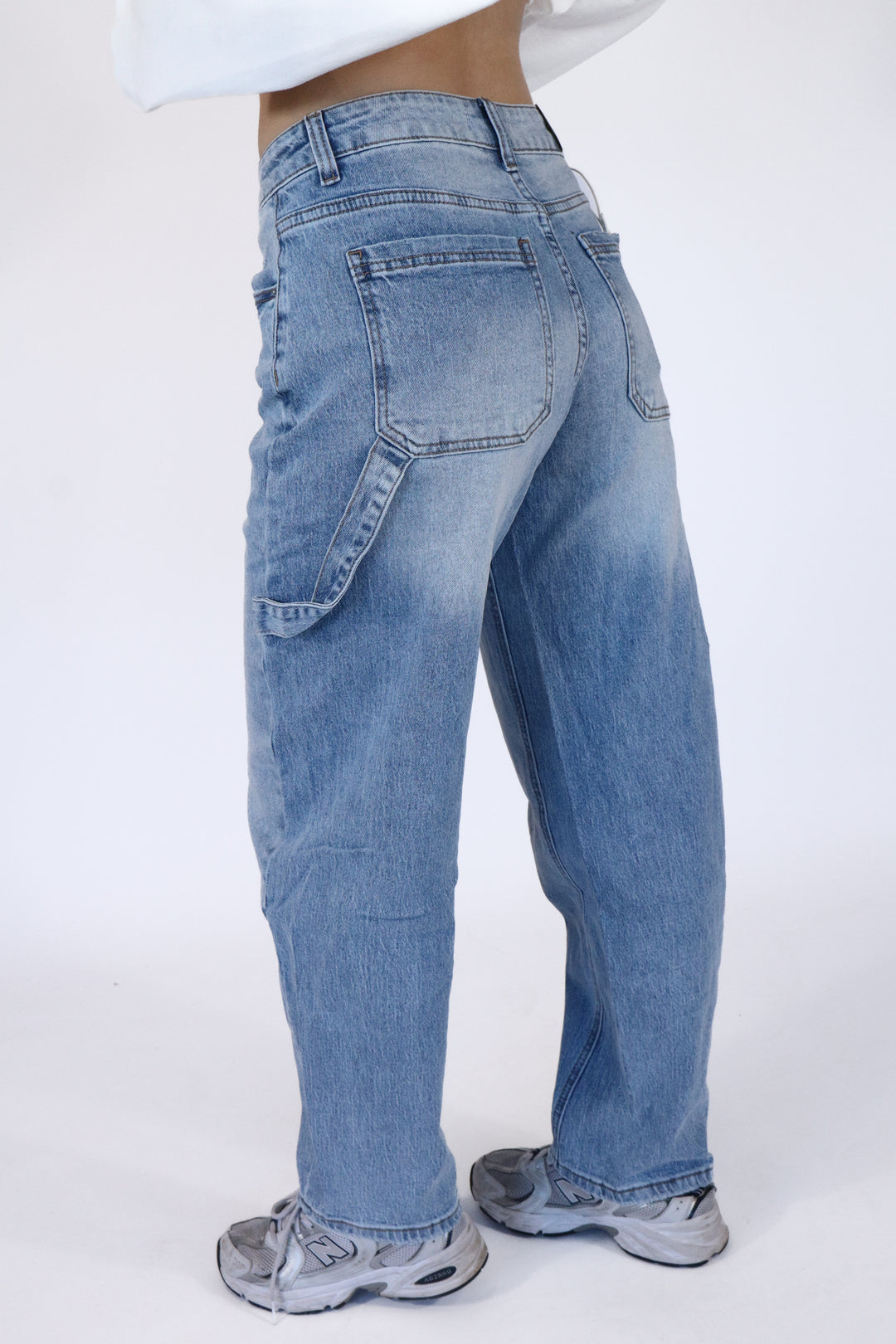 Petite Cargo Jeans - Light Stretch