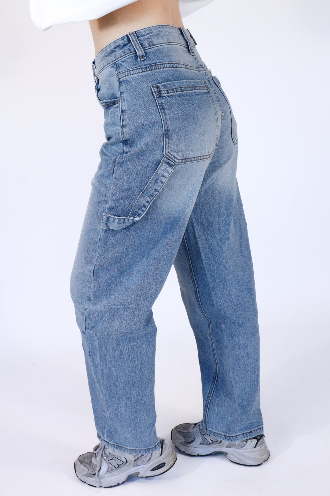 Petite Cargo Jeans - Light Stretch
