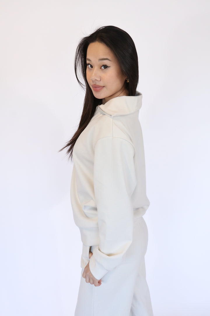 Zipper Comfy Two Piece Set - Stretch