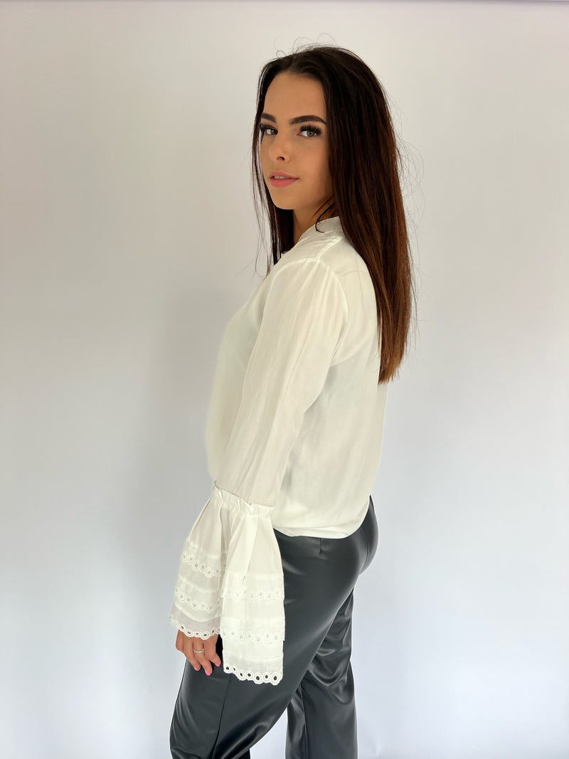 Rose Blouse - White
