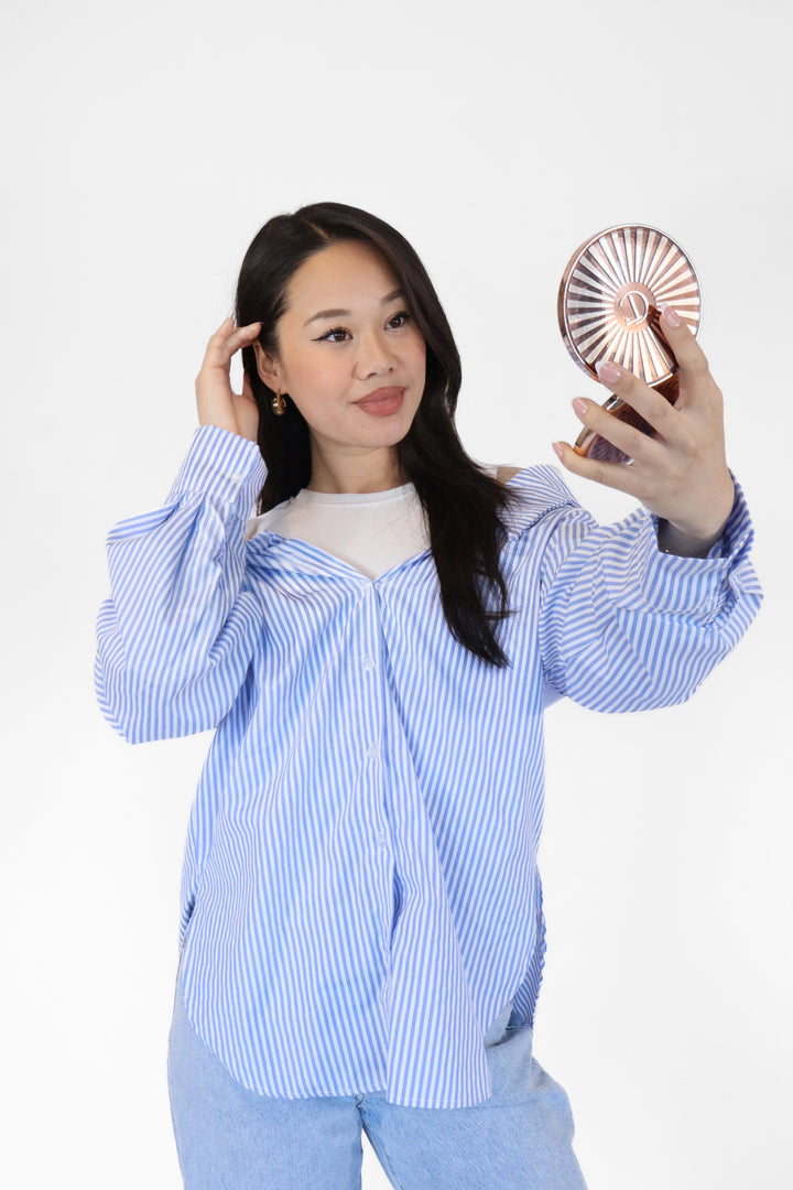 Striped Oversized Blouse