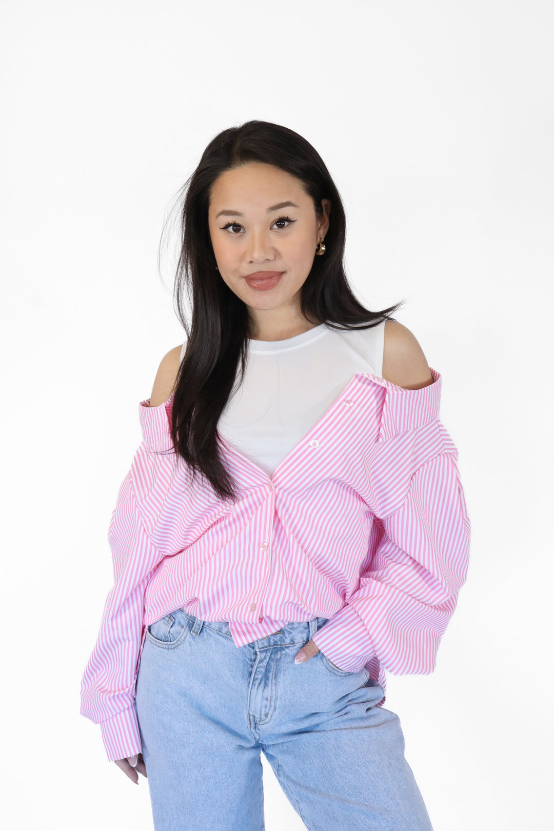 Striped Oversized Blouse