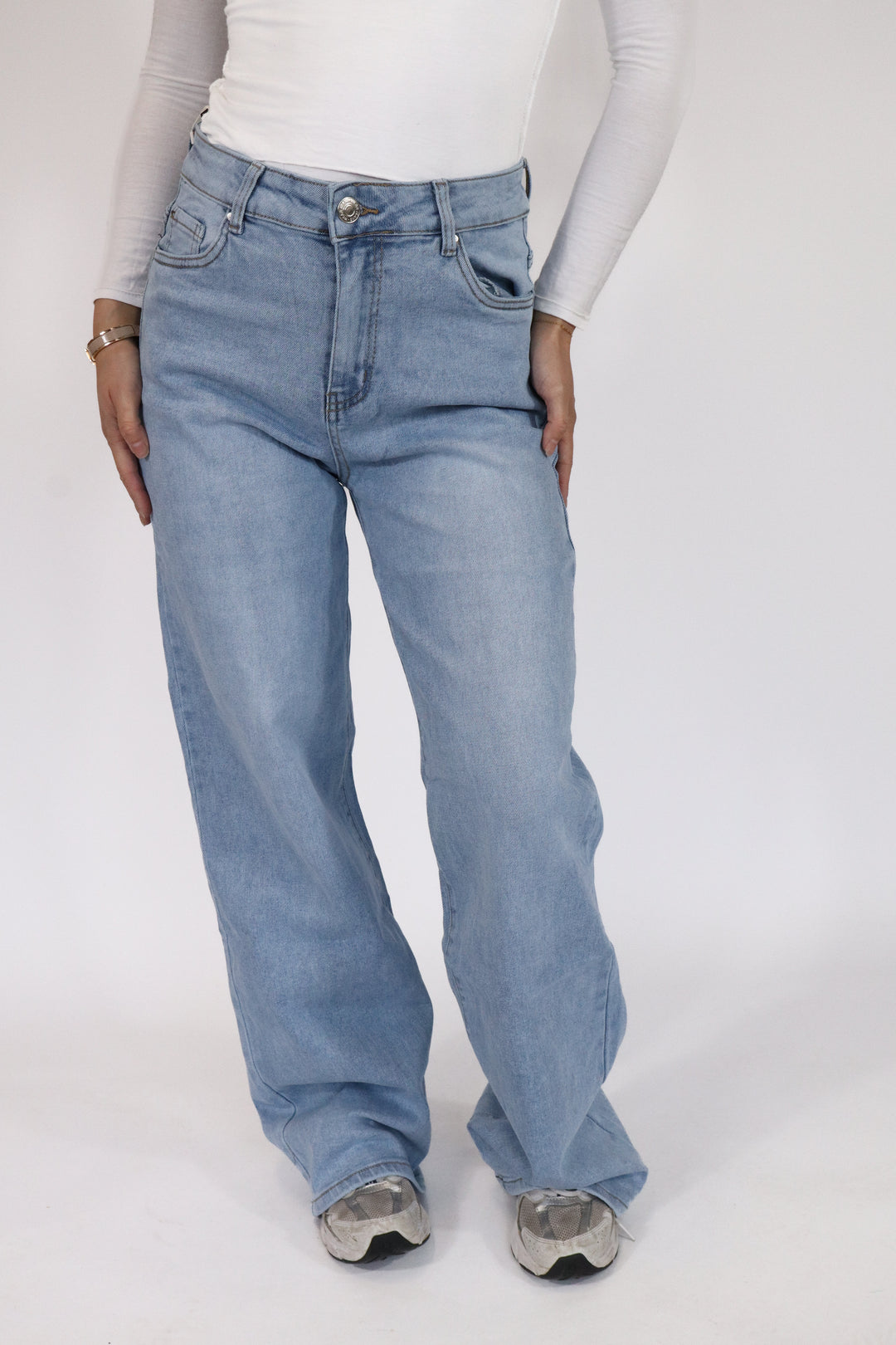 Plus Size Nova Wide Leg Jeans - Stretch