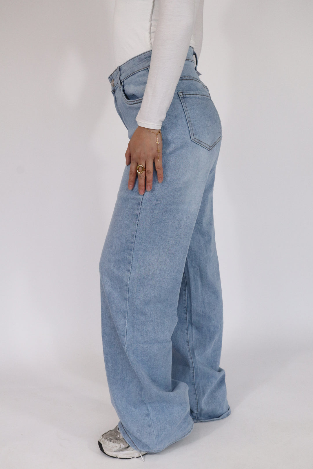 Plus Size Nova Wide Leg Jeans - Stretch