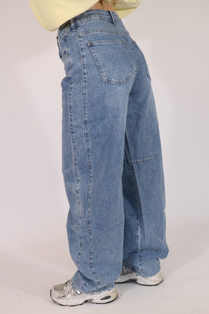 Blue Muse Balloon Jeans - Stretch