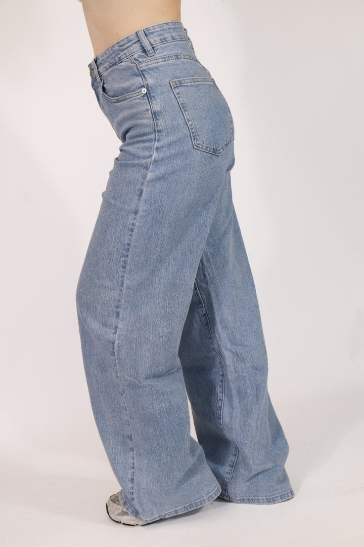 Harper Wide Leg Jeans - Stretch