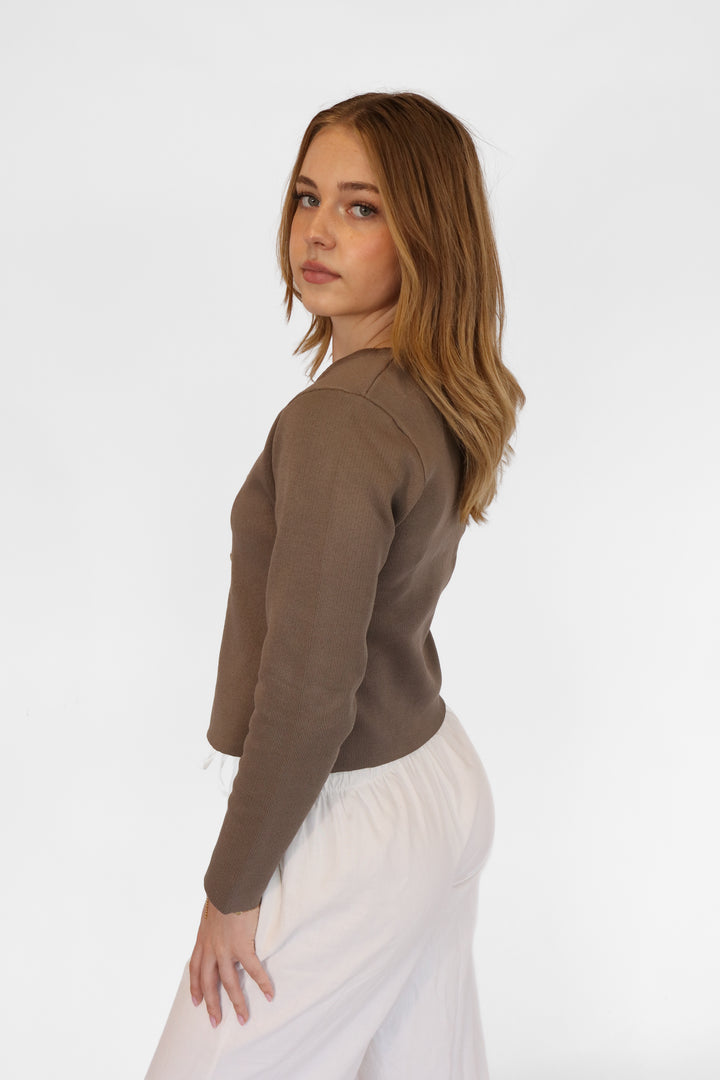Elegant Button Top