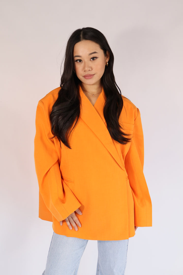 Extra Oversized Blazer - Orange