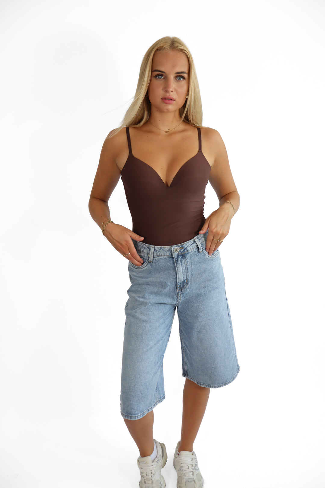 Plus Size Bermuda Shorts - Light tretch