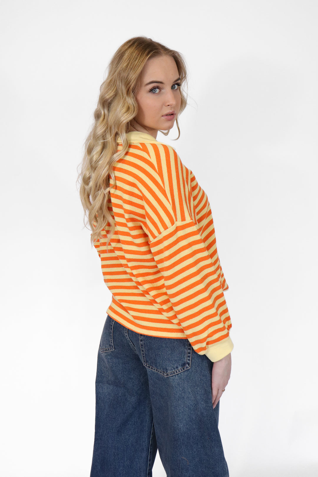 Lina Striped Polo - Stretch