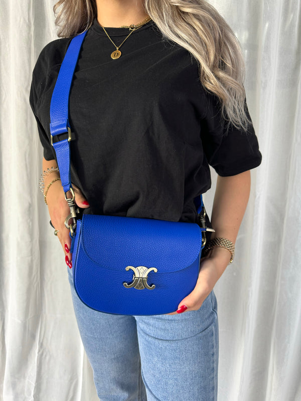 Inspired CC Cross Body Bag - Navy Blue