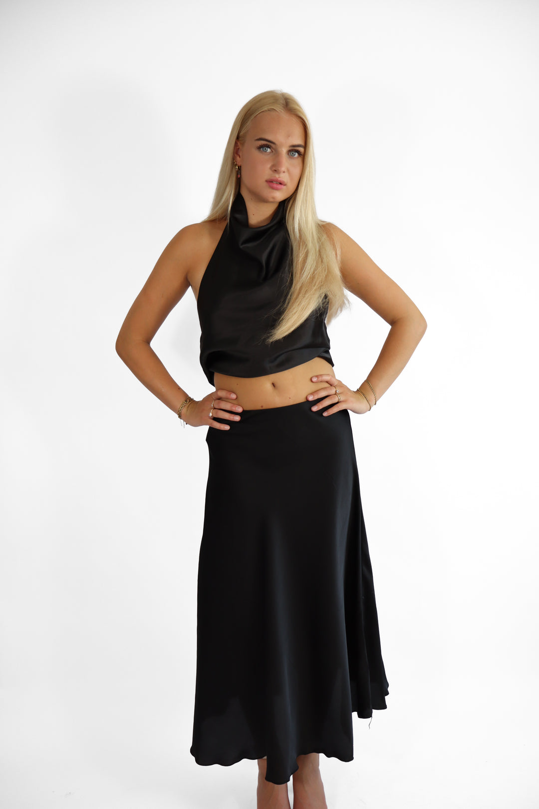 Romance Satin Skirt - Stretch