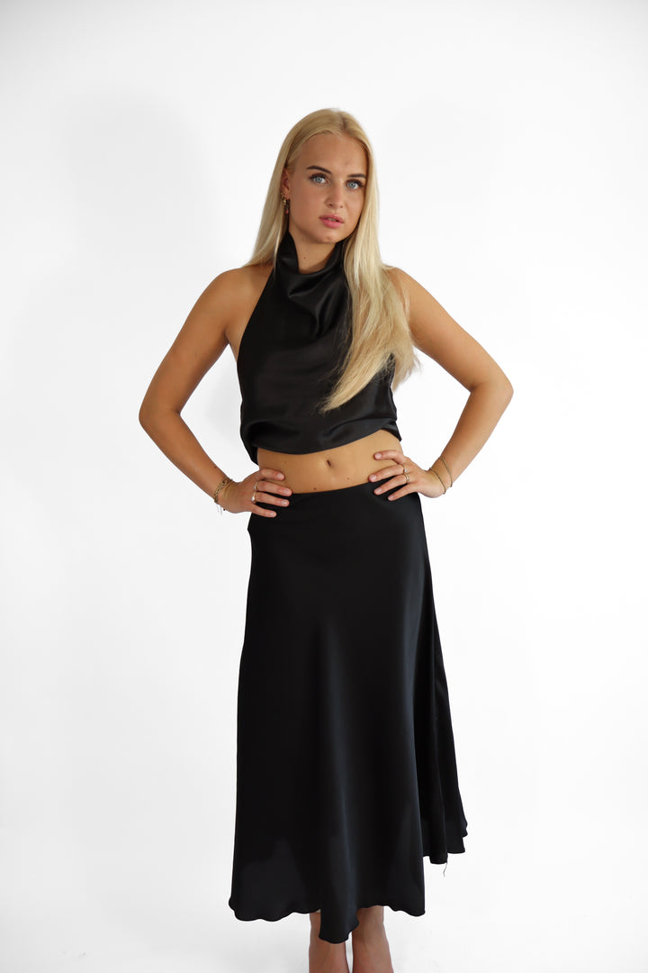 Romance Satin Skirt - Stretch