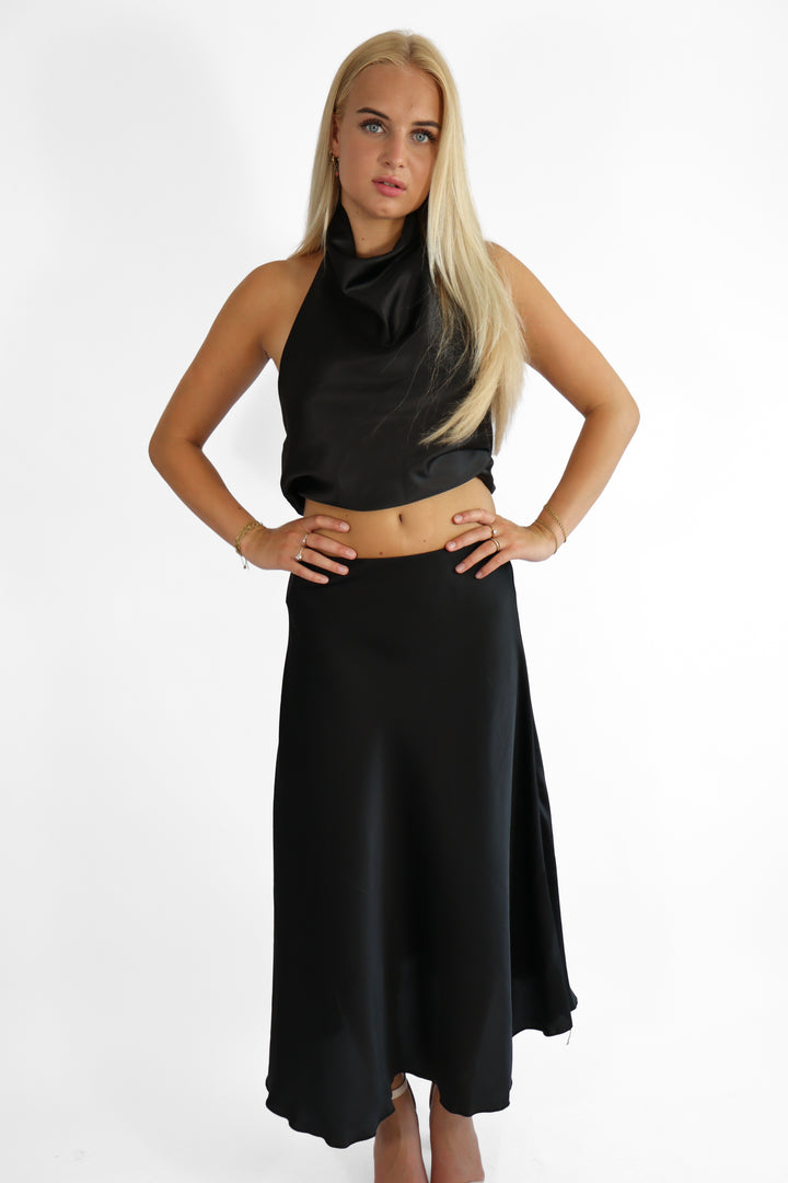 Romance Satin Skirt - Stretch