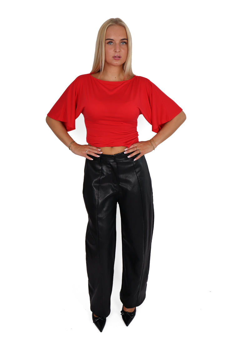The Blake Leather Pants - Stretch