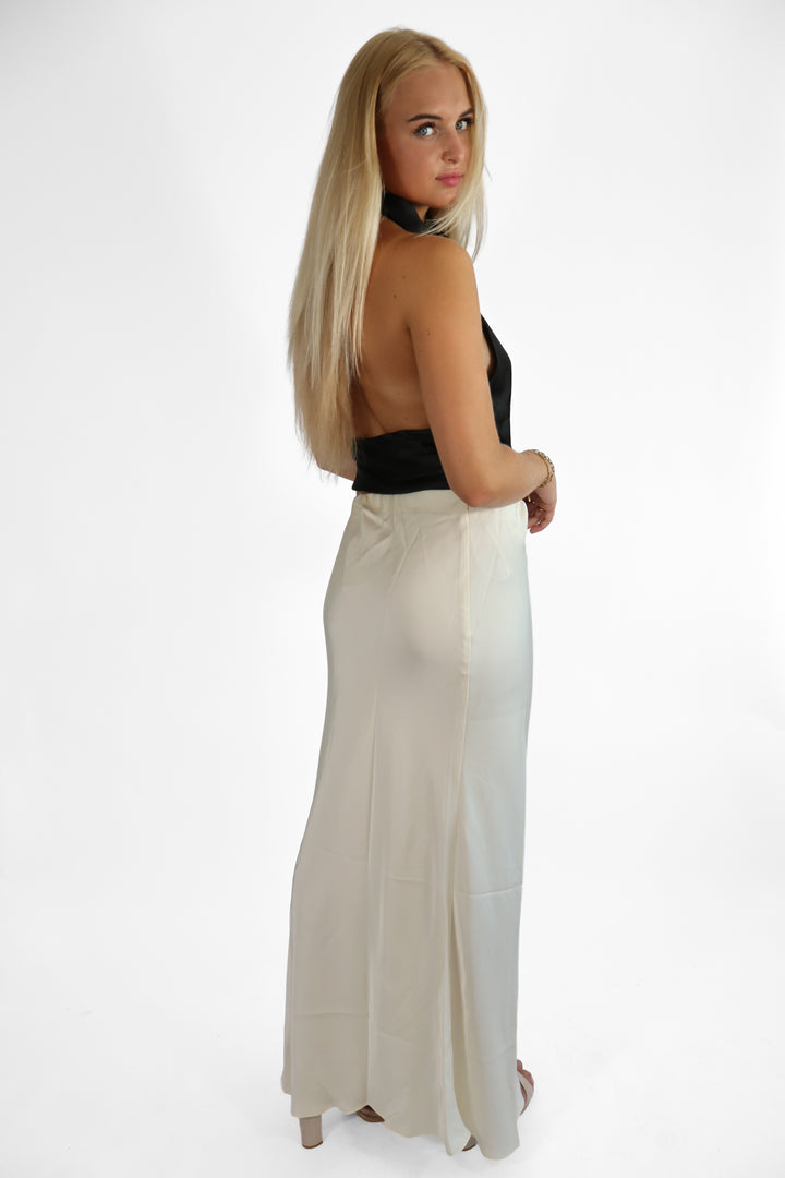 Satin Long Skirt - Non Stretch