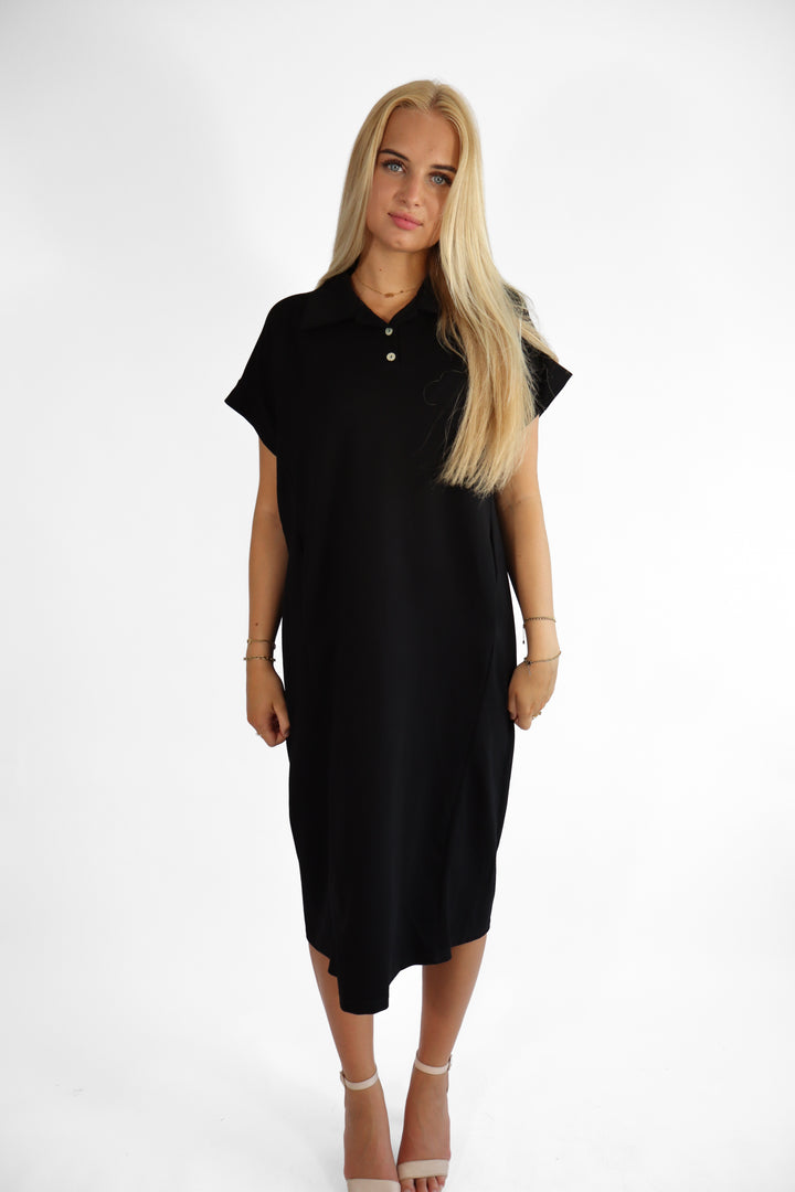 Oversized Long Dress - Stretch