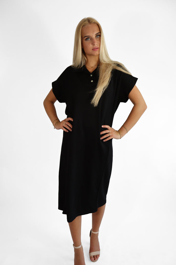 Oversized Long Dress - Stretch