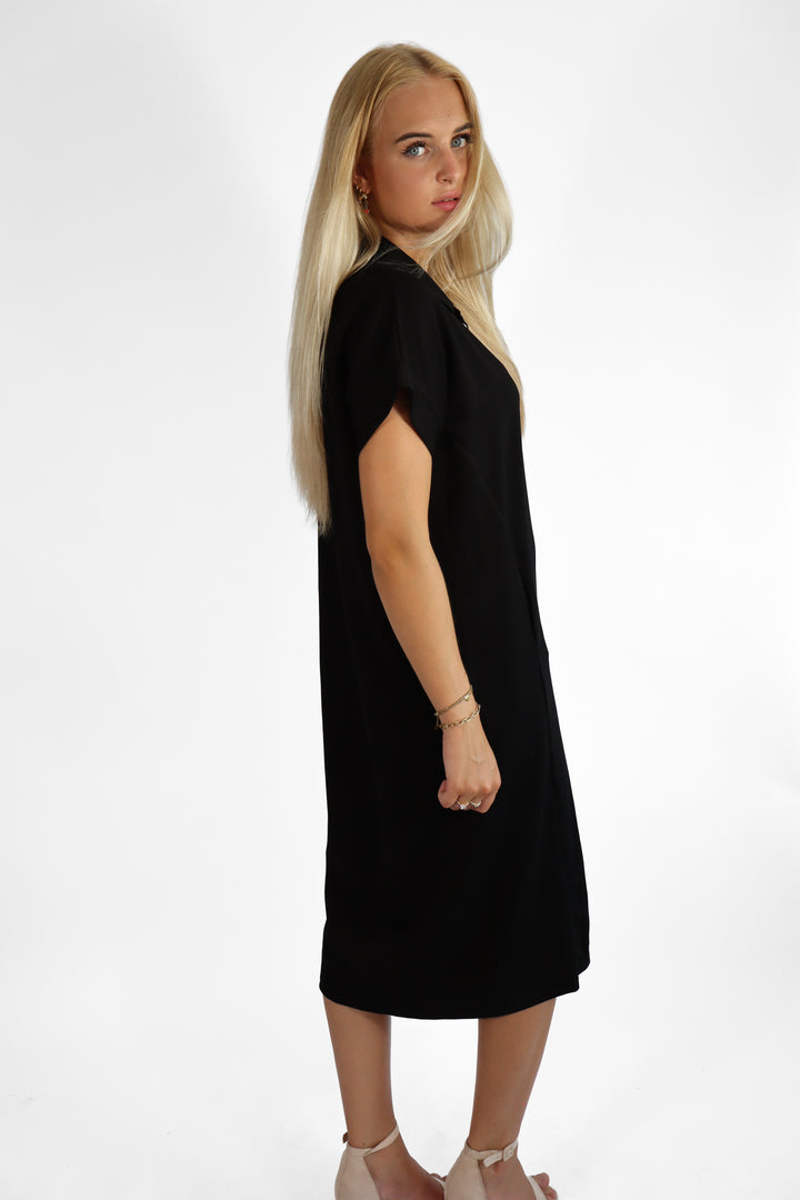Oversized Long Dress - Stretch