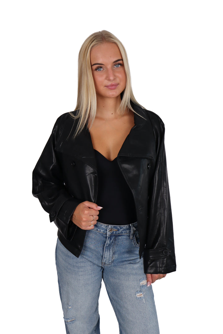 Kendall Oversized Leather Jacket