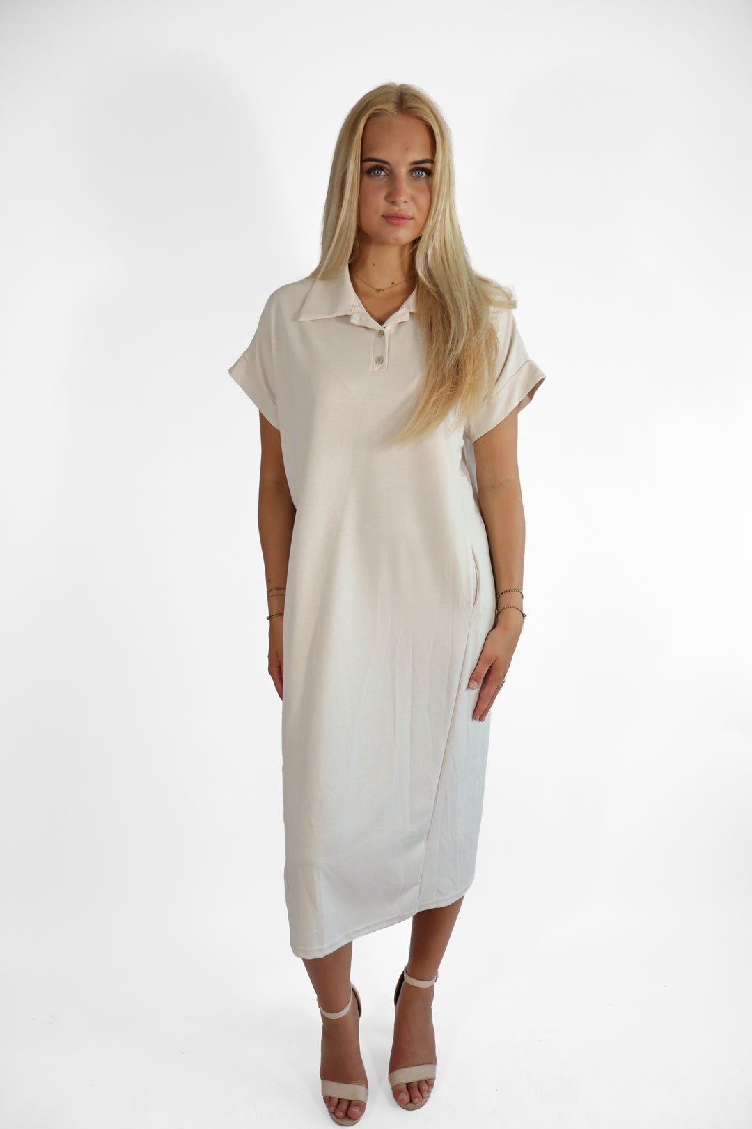 Oversized Long Dress - Stretch