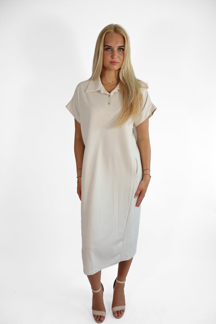 Oversized Long Dress - Stretch