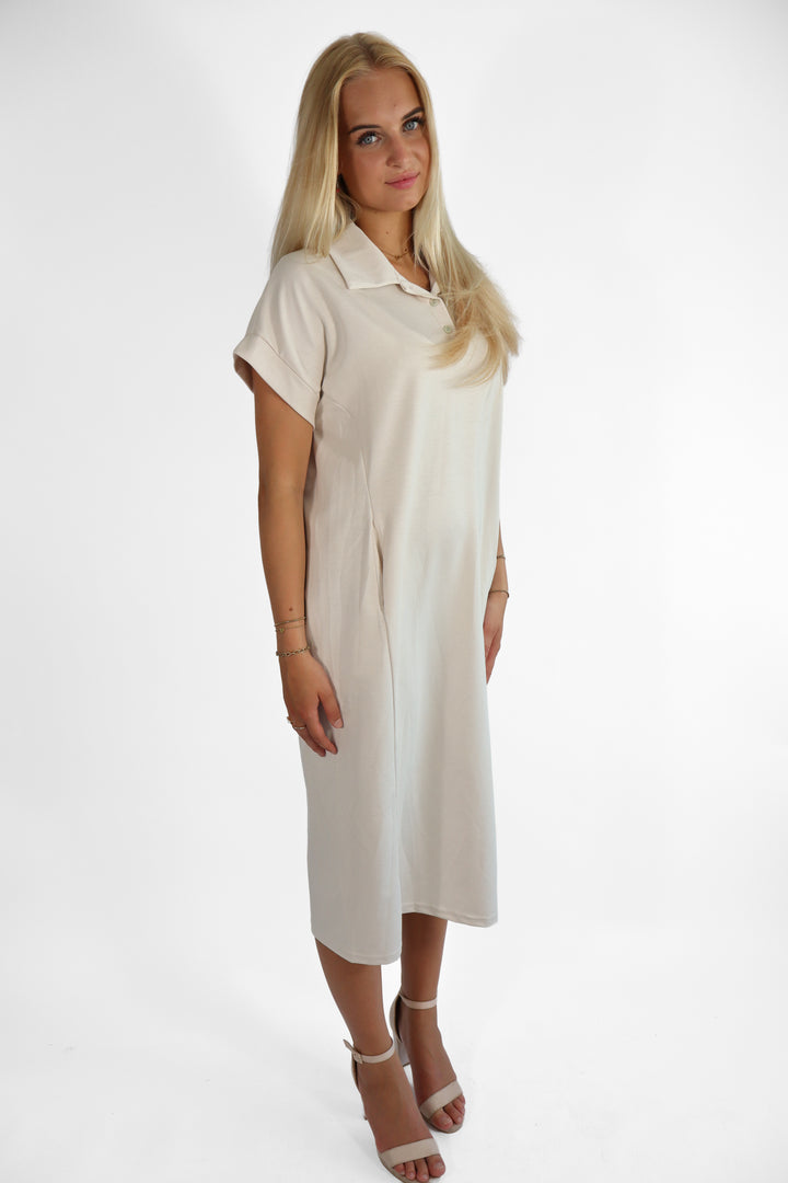Oversized Long Dress - Stretch