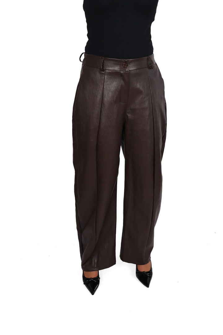 The Blake Leather Pants - Stretch