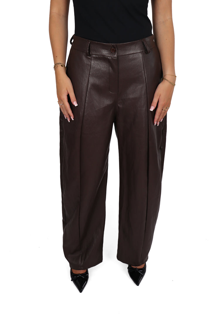 The Blake Leather Pants - Stretch