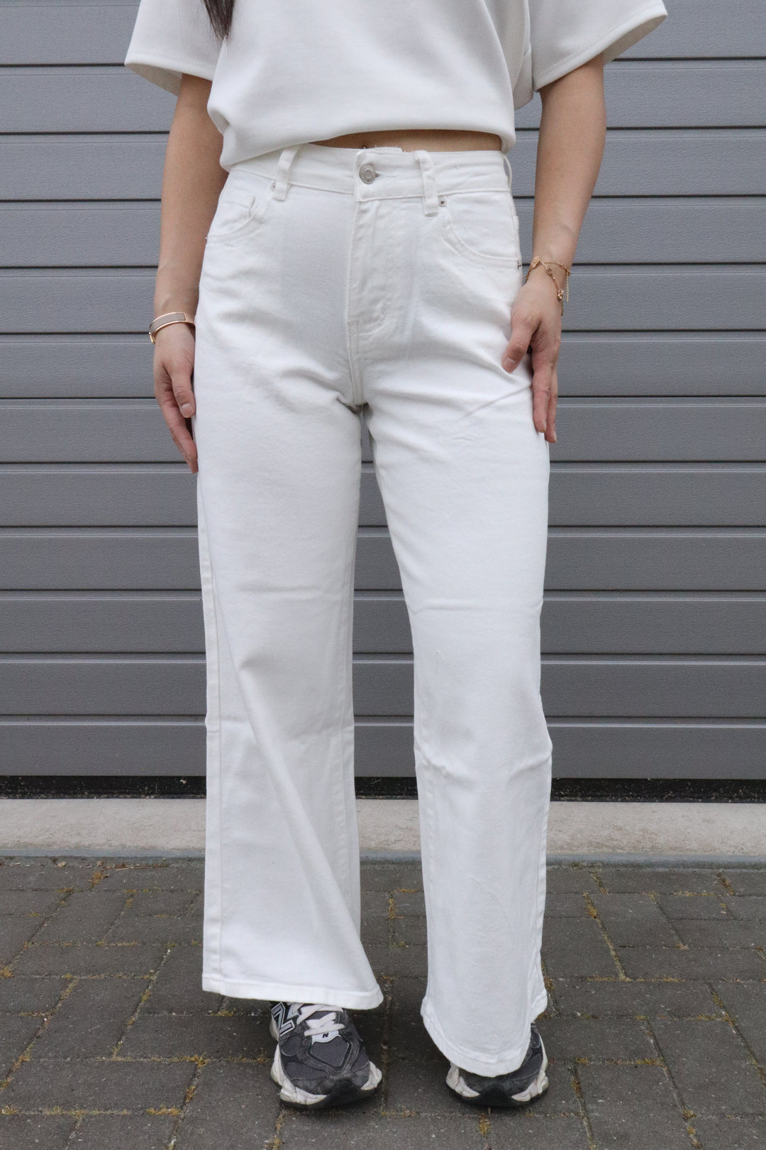Haily Petite Wide Leg Jeans - Stretch