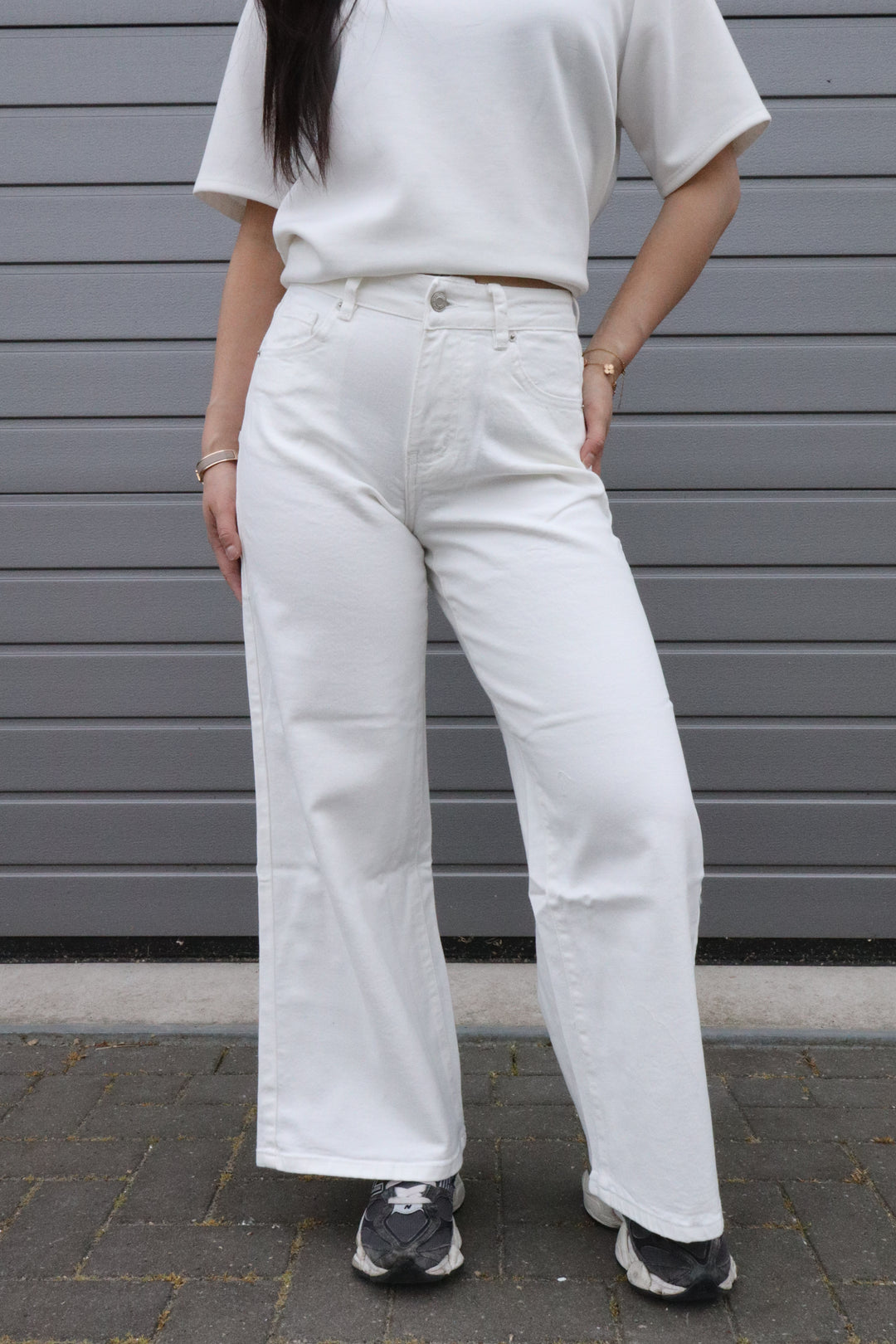 Haily Petite Wide Leg Jeans - Stretch