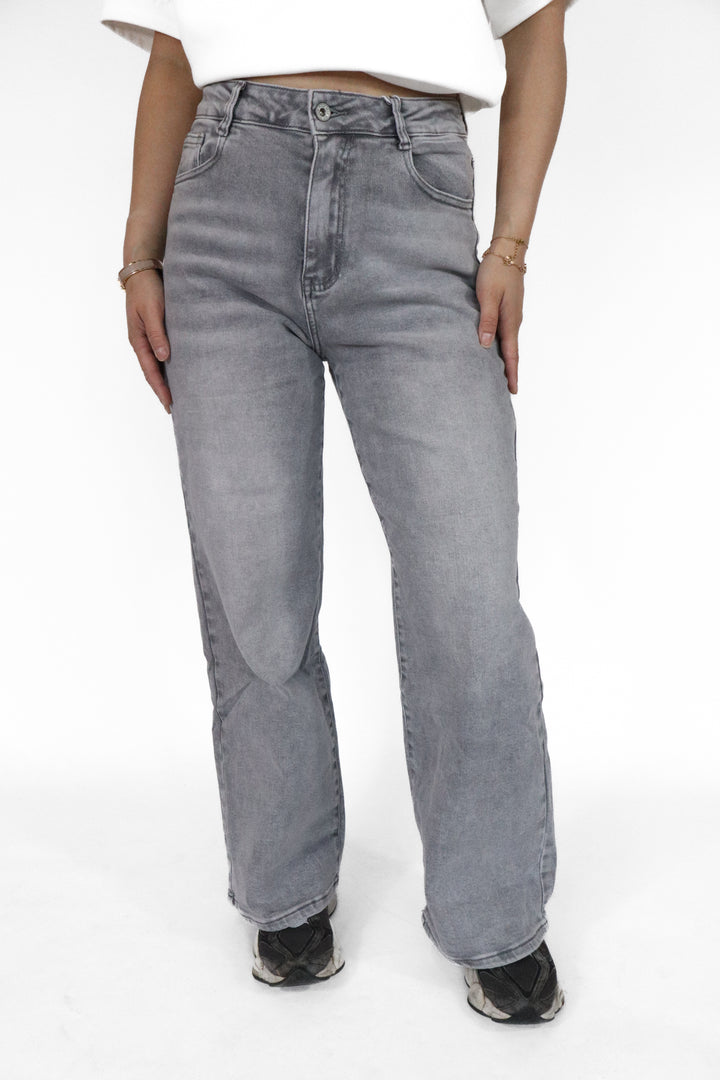 Harper Petite Wide Leg Jeans - Stretch
