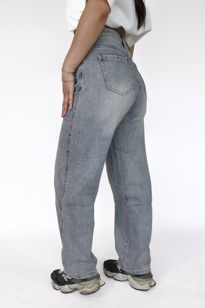 Petite Balloon Jeans - Stretch