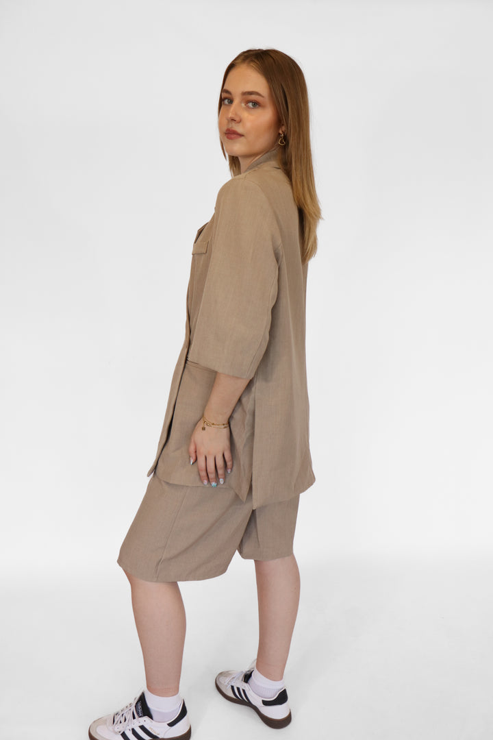 Oversized Blazer Bermuda Shorts