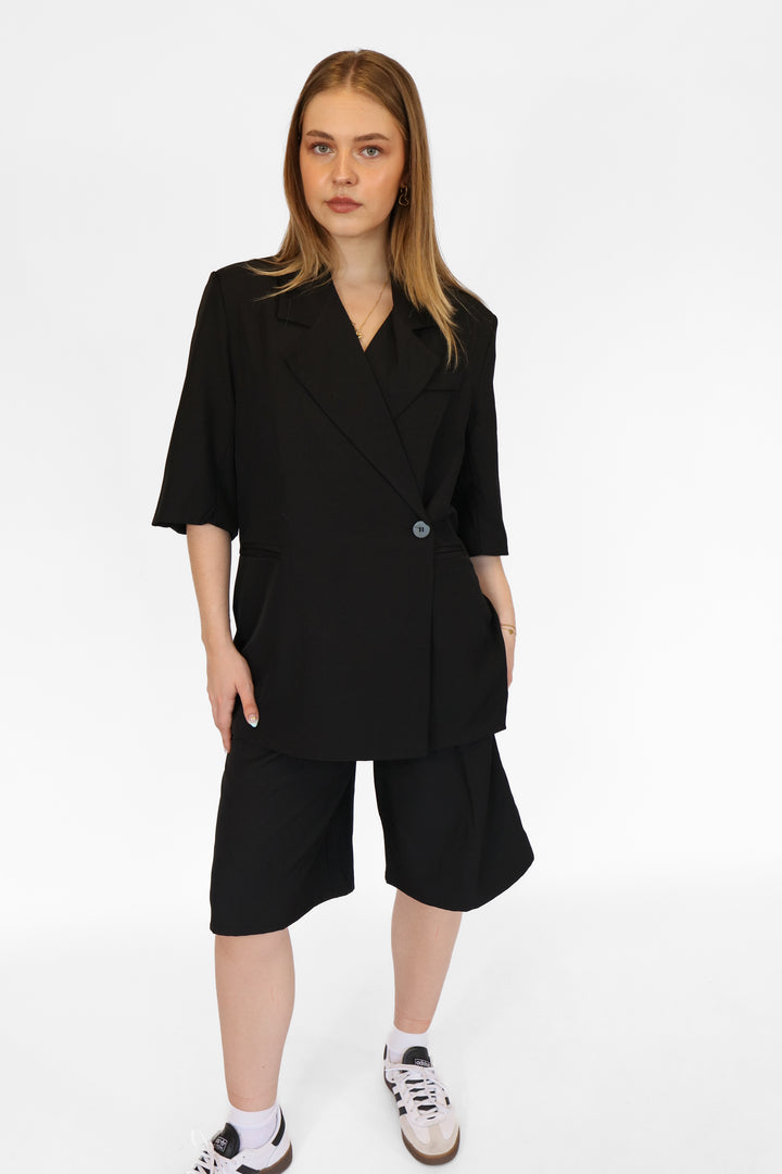 Oversized Blazer Bermuda Shorts