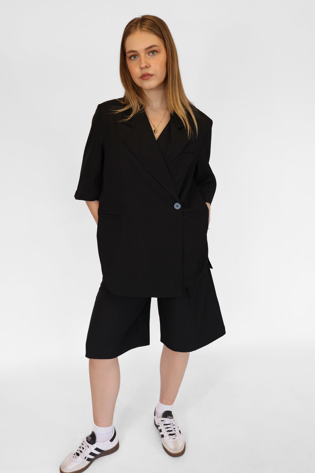 Oversized Blazer Bermuda Shorts