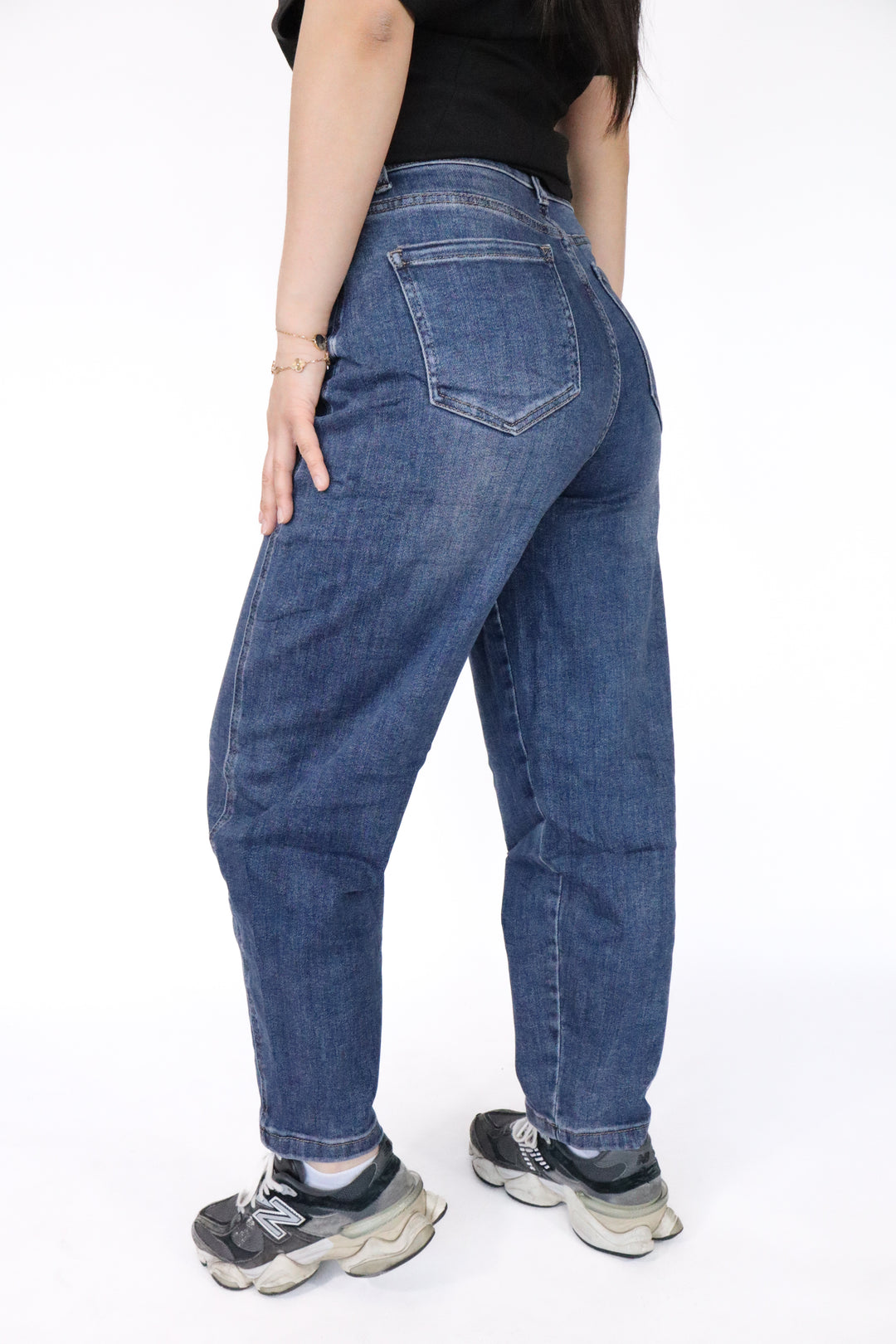 Avery Petite Balloon Jeans - Stretch