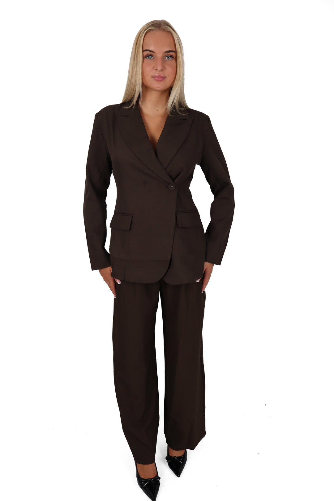 Milan Midwaist Wide Leg Pantalon - Non Stretch