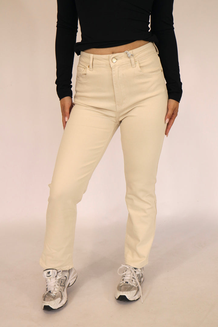Blue Straight Leg Petite Jeans - Stretch