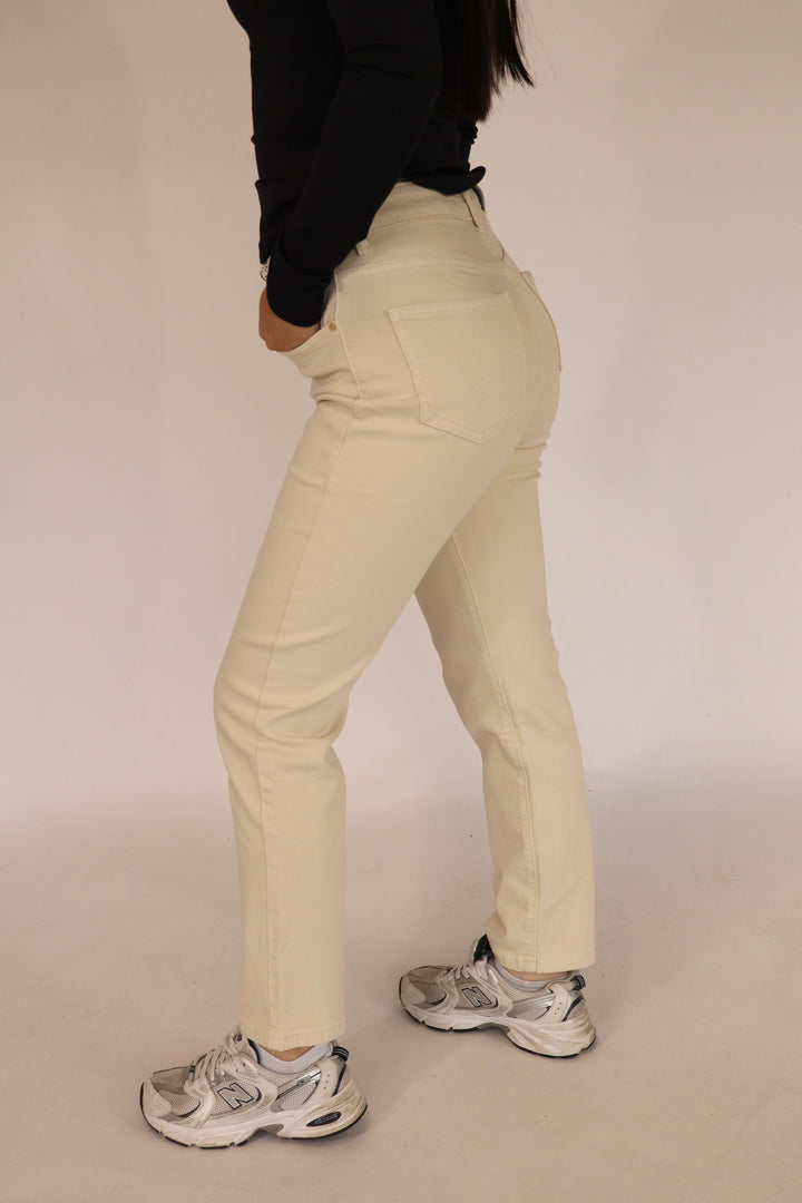 Blue Straight Leg Petite Jeans - Stretch