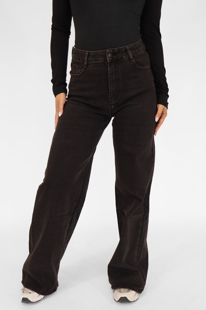 Bobbi Wide Leg Jeans - Stretch