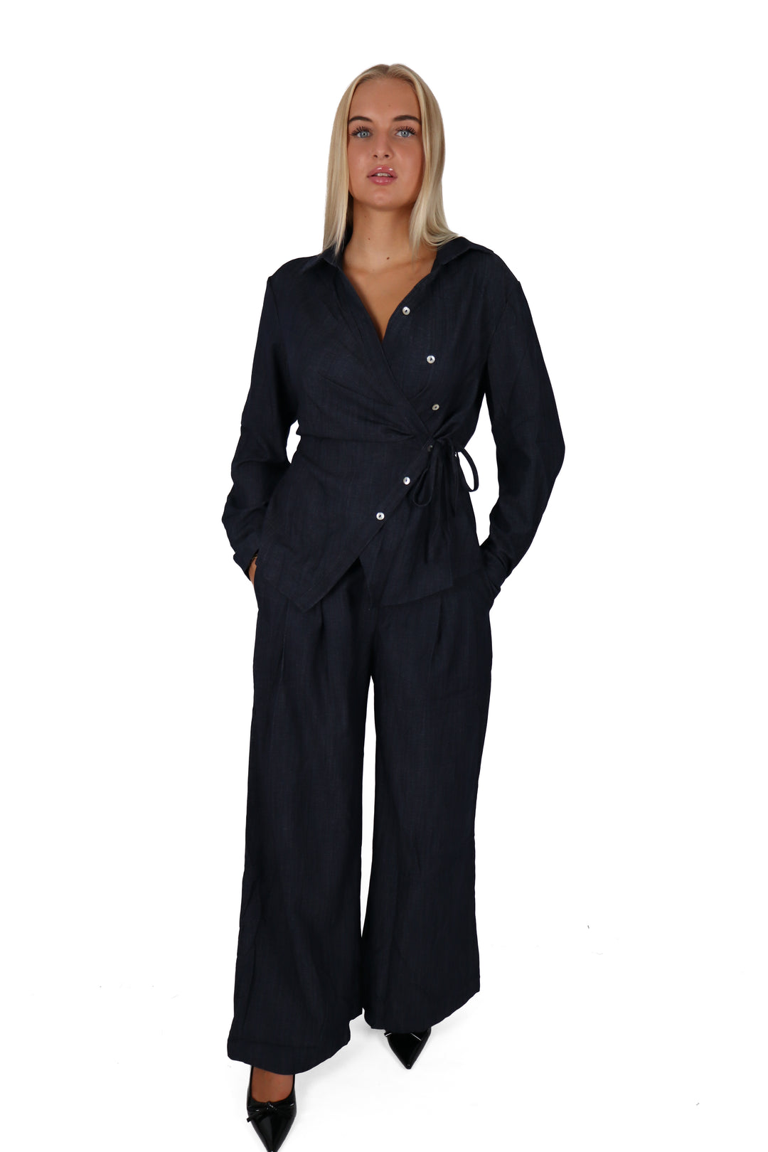 The Navy Muse Set - Stretch